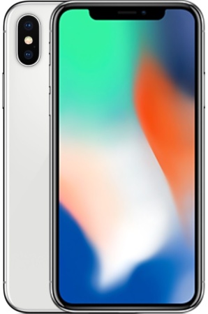 iPhone X 64Gb Silver (Категория "А") Бывшего Употребления