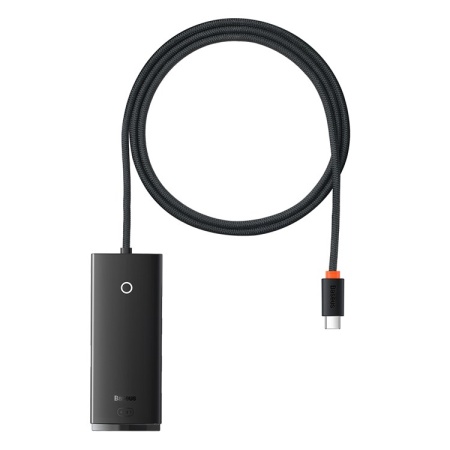 Baseus Lite Series 4-Port Type-C HUB Adapter (Type-C to USB 3.0*4 ) 1m Black
