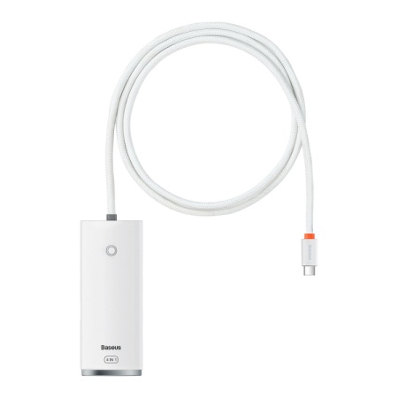 Baseus Lite Series 4-Port Type-C HUB Adapter (Type-C to USB 3.0*4 ) 1m White